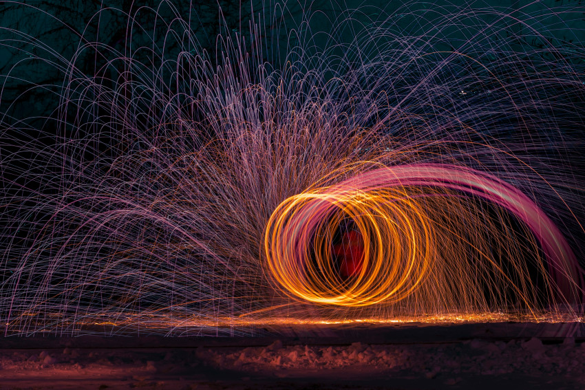 Light painting simuleren in Photoshop