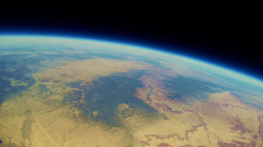 GoPro in de ruimte