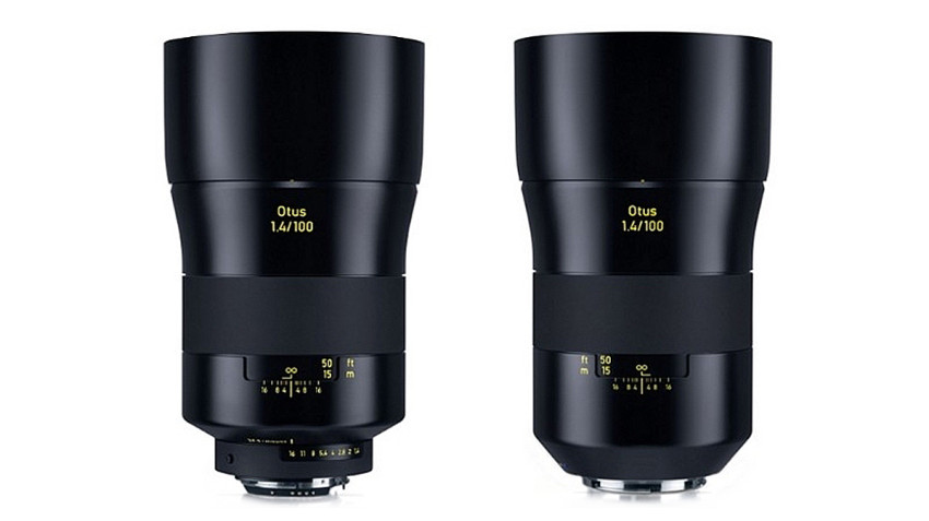 Zeiss kondigt zijn 100mm f/1.4 Fullframe objectief officieel aan