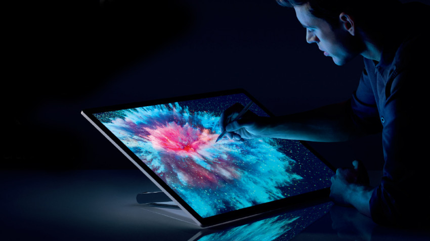 Groot(s) werken met de Microsoft Surface Studio 2