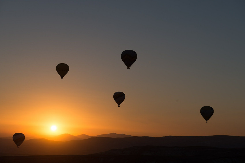 Timelapse Amerikaans Luchtballonnenfestival