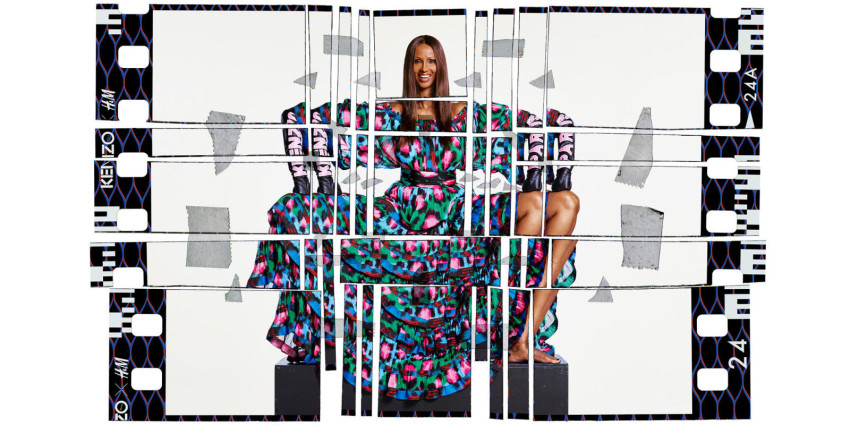 Campagnebeelden KENZO X H&M door Jean-Paul Goude 