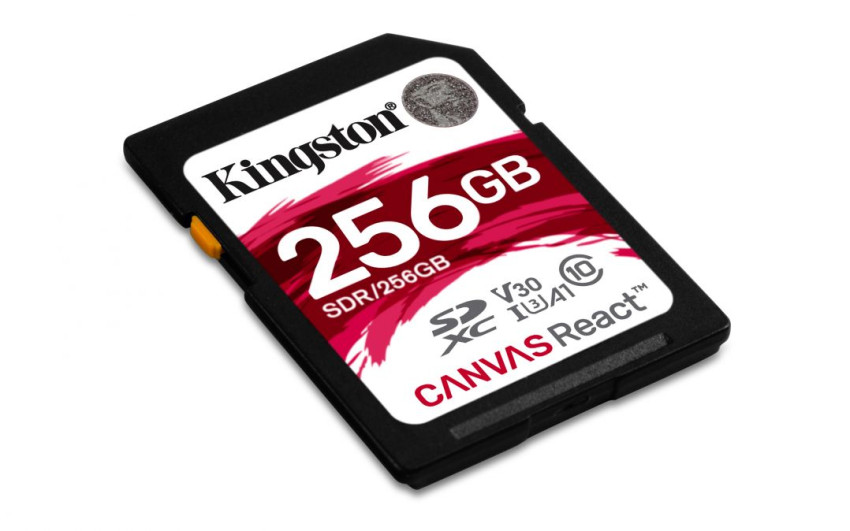 Langverwachte Kingston Canvas React SDHC-geheugenkaart verkrijgbaar 
