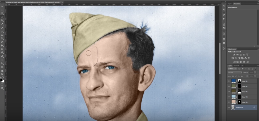 Zo kleur je een zwart-witfoto in met Photoshop