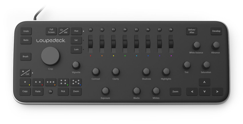 Bewerk in Adobe Lightroom met de Loupedeck