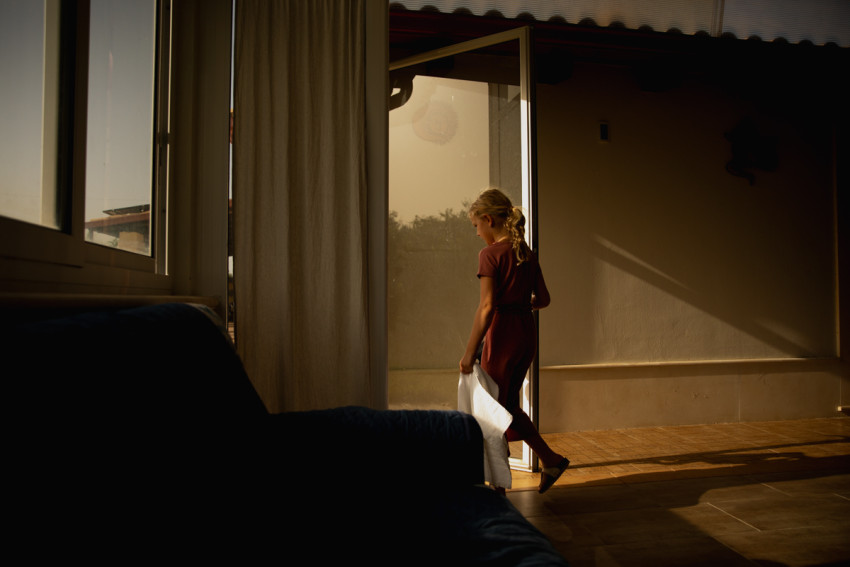 Marike Hoex met In de buik van de walvis