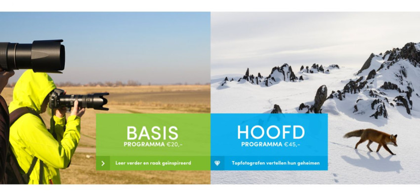 Baden in de natuurfotografie? Bezoek Nature Talks 2018! 