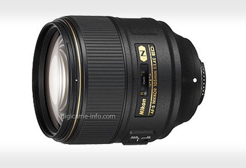 Gerucht: Nikon komt met 105mm f/1.4