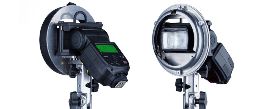 Phottix Cerberus-lichtvormeradapter voor opzetflitsers