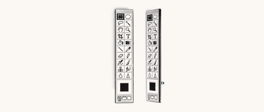 Cadeautip: Speld Photoshop 1.0 toolbar van Max Temkin
