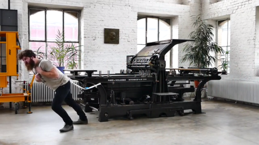 Kickstarterproject om antieke collotype printer te redden