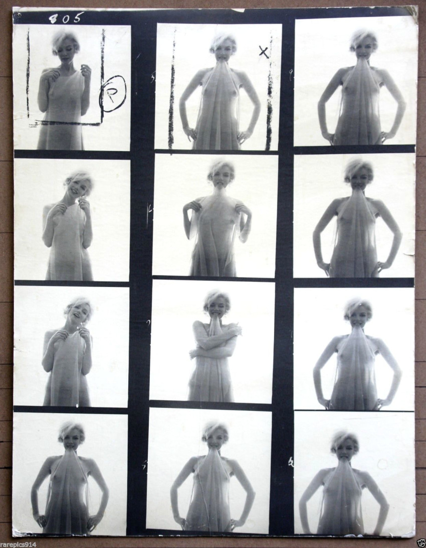 Laatste foto's Marilyn Monroe op eBay