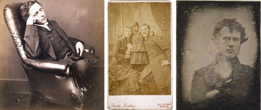 Selfies uit de begintijd van de fotografie