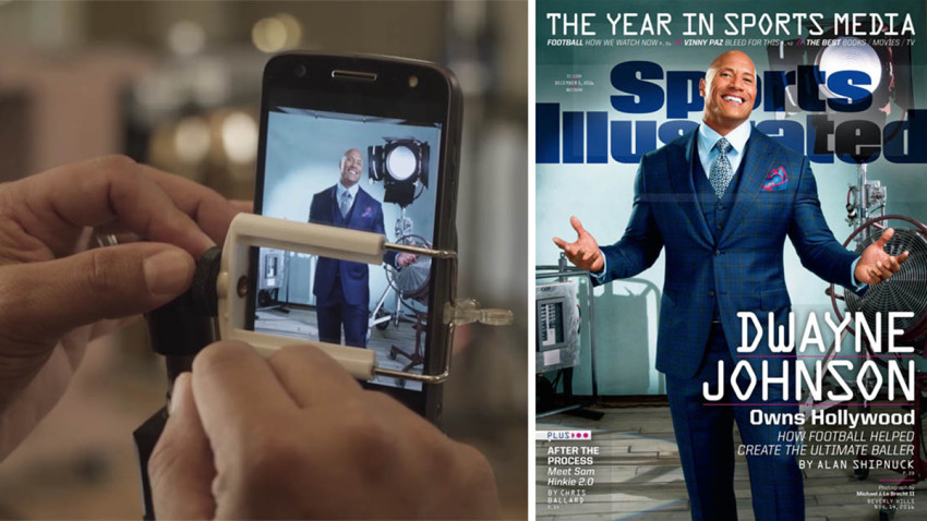 Eerste Sports Illustrated cover gemaakt met smartphone