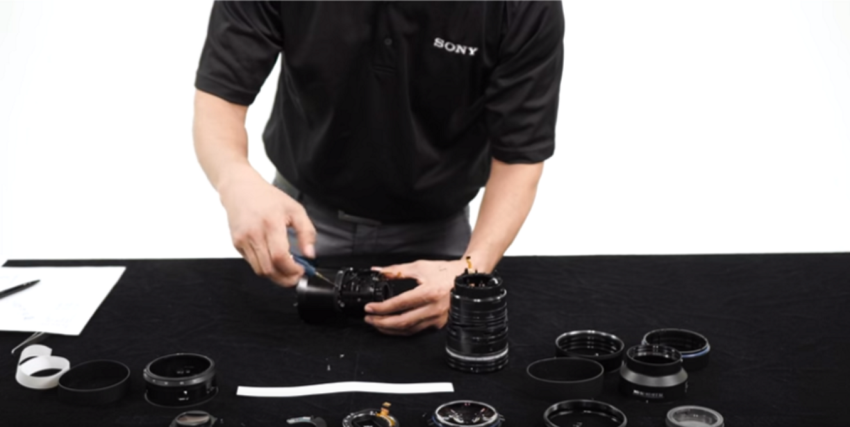 Mustsee: Sony FE 24-70mm f/2.8 GM compleet uit elkaar gehaald
