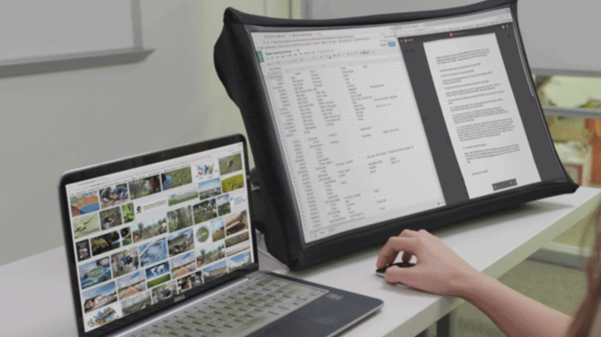 Opvouwbaar 24-inch beeldscherm op Kickstarter