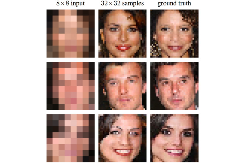 Algoritme kan van 64 pixels weer een foto maken