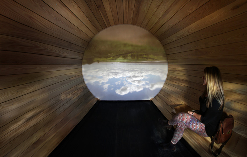 Camera obscura vanbinnen bekijken