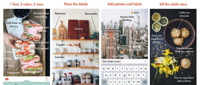 This-app voor iOS voegt annotaties toe aan foto's