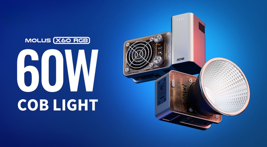 ZHIYUN onthult 60W video- en foto COB LED in creditcardformaat