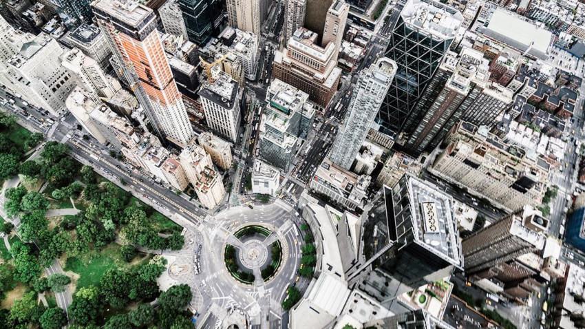 De prachtige skyline van New York