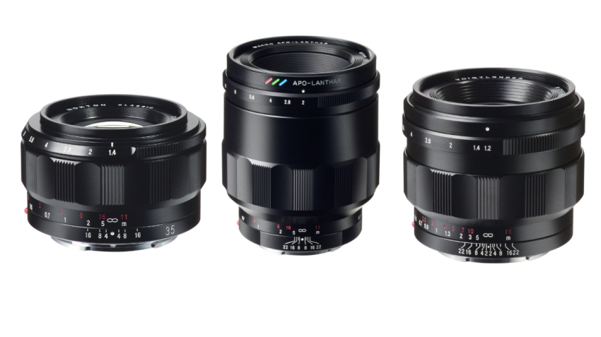 Voigtländer komt met 3 nieuwe Sony E-mount objectieven