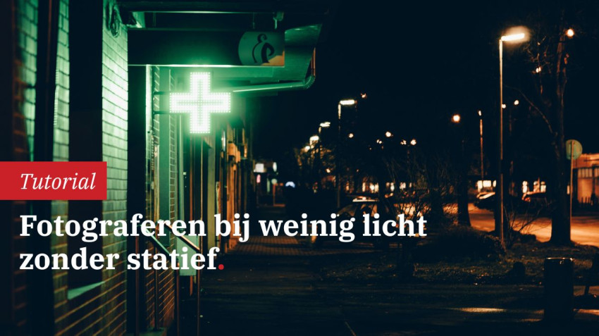 Fotograferen bij weinig licht zonder statief