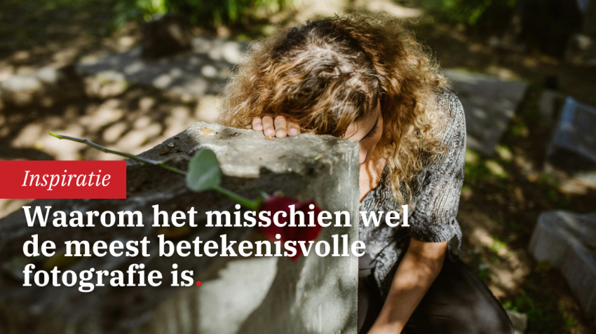 Buiten de standaard genres: rouwfotografie